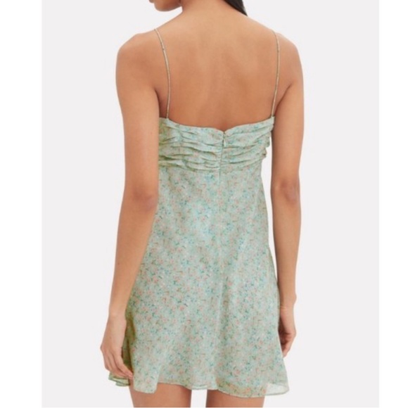 Divine Heritage XS Silk Floral Mini Dress - Picture 3 of 6